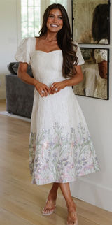 These Three Boutique Midi Dress Floral Photo 0