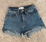Abercrombie & Fitch Women's The Mom Short High Rise Denim Jean Shorts Photo 0