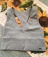 Gilly Hicks  ribbed cropped tank top Photo 0