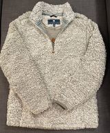 Light Gray Sherpa Pullover Photo 0