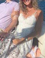 ASTR The Label White Lace Midi Dress Photo 0