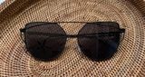 Boutique NEW black cat eye sunglasses Photo 0