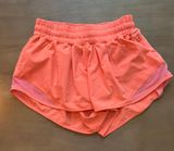 Lululemon Hotty Hot Short 2.5” Bright Coral Photo 0