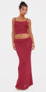 Pretty little thing red sequence set  Photo 0