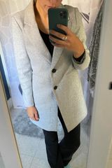 Primark Gray Peacoat Photo 0