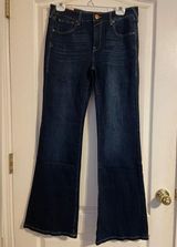NWT Ariat Ultra Stretch Perfect Rise Katie Flare Jean Maya 31R Western Boho Photo 0