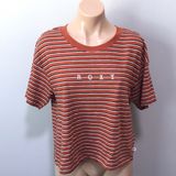 ROXY Logo Stripe Short Sleeve Tee Photo 0