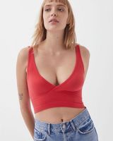 Urban Outfitters Out From Under Drew Surplice Cropped Bra Top Photo 0