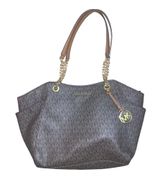 Michael Kors Jet Set Travel Large Signature Shoulder Tote Bag Photo 0