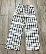 Princess Polly Black and White Checkered Trousers Photo 0