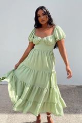 Danny Midi Dress Green Photo 0