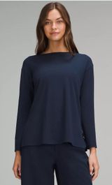 Lululemon Relaxed-Fit Boatneck Long-Sleeve Shirt Photo 0