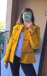 Plaid Vintage Jacket Yellow Photo 0