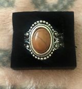 Paparazzi Brown Stone Statement Ring Photo 0
