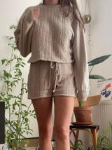 ZARA two-piece knit loungewear set ☕️ Photo 0