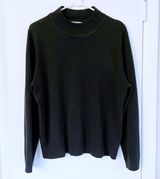 Laura Scott black mock neck super soft sweater Photo 0