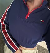 Tommy Hilfiger Copped Half Zip Photo 0