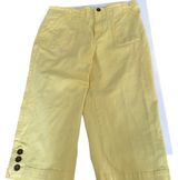 Christopher & Banks Yellow Capris Photo 0