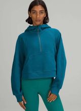 Lululemon Scuba Oversized Half-Zip Hoodie In Capri Photo 0