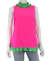 Sail To Sable  NWT Neon Pink Blouse Size S Photo 0