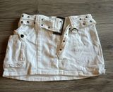 Edikted White Skirt Mini Photo 0