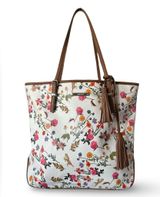 NINE WEST Floral Garden Tote Bag –Excellent Condition! Spring/Summer Essential Photo 0