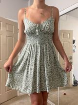 PacSun Sage Green Mini Dress Photo 0