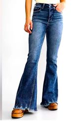 BKE BUCKLE high rise slim fit super flare jeans size 29 Photo 0