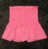 Lilly Pulitzer Pink Ruffle Tube Top Photo 0