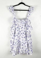 LOVESHACKFANCY x Target Amalie Floral Tiered Ruffle Flounce Neckline Dress 3X Photo 0