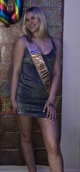 Revamped Silver Sparkly Short Dress Photo 0