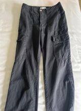 ZARA  navy cargo pants Photo 0