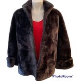 Vintage Fur Label Authority Fur Coat Size M Photo 0