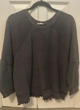 Altar’d State Charcoal Pullover Photo 0