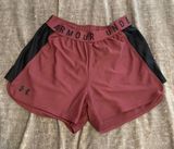 Under Armour Maroon Shorts Photo 0