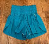 FP  Pull On Shorts Womens Size M Flowy Empire Jewel Green Photo 0