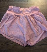 Pink/Mauve High Rise Workout Shorts Pink Size M Photo 0