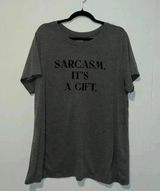 Torrid Women’s Short Sleeve Classic Fit Sarcasm It’s A Gift S21 Photo 0