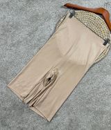 Spanx Womens Power Conceal-Her High-Waist Extended-Leg Shorts Mid Tights Tan M Photo 0