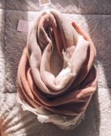 LC Lauren Conrad Blanket Scarf - Rose / White Photo 0
