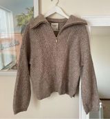 Abercrombie & Fitch  Quarter Zip Pullover Collar Sweater Photo 0
