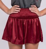fab'rik Satin Gameday Skirt  Photo 0