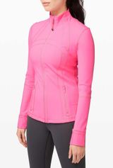 Lululemon Coral Bright Pink Flashlight Define Jacket Size 4 Photo 0