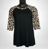 Honeyme Curvy leopard top Photo 0