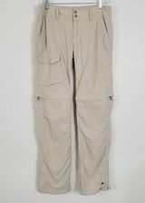 Columbia Khaki Nylon Convertible Rip Stop Outdoor Hiking Tactical Pants Photo 0