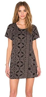 Obey Printed Mini Dress Photo 0