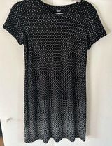Express Black and White Sheath Mini Dress Photo 0