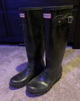 Hunter Black Boots Photo 0