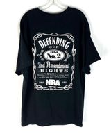 NRA Defending Our 2nd Amendment Right Jack Daniel's Logo Short Sleeve T Photo 0