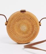 ASOS Design Emma Circular rattan cross body bag Photo 0